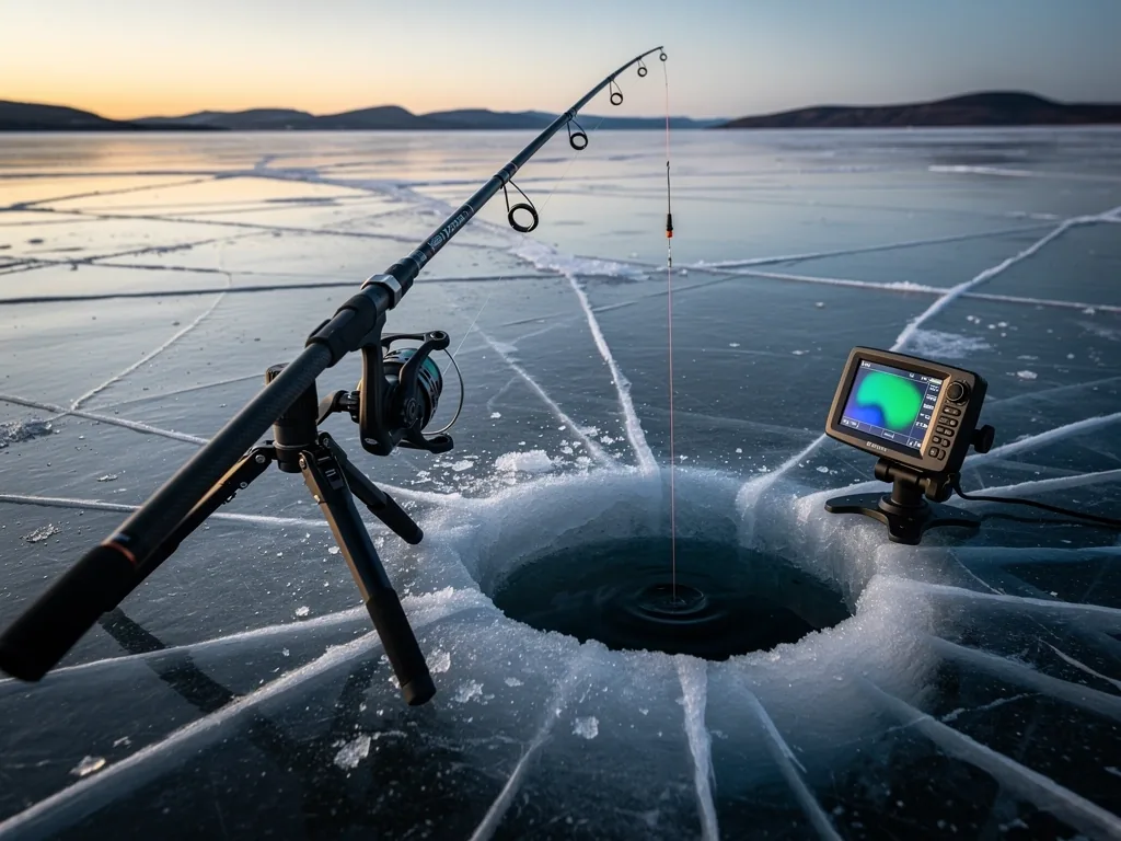 Vast frozen landscape