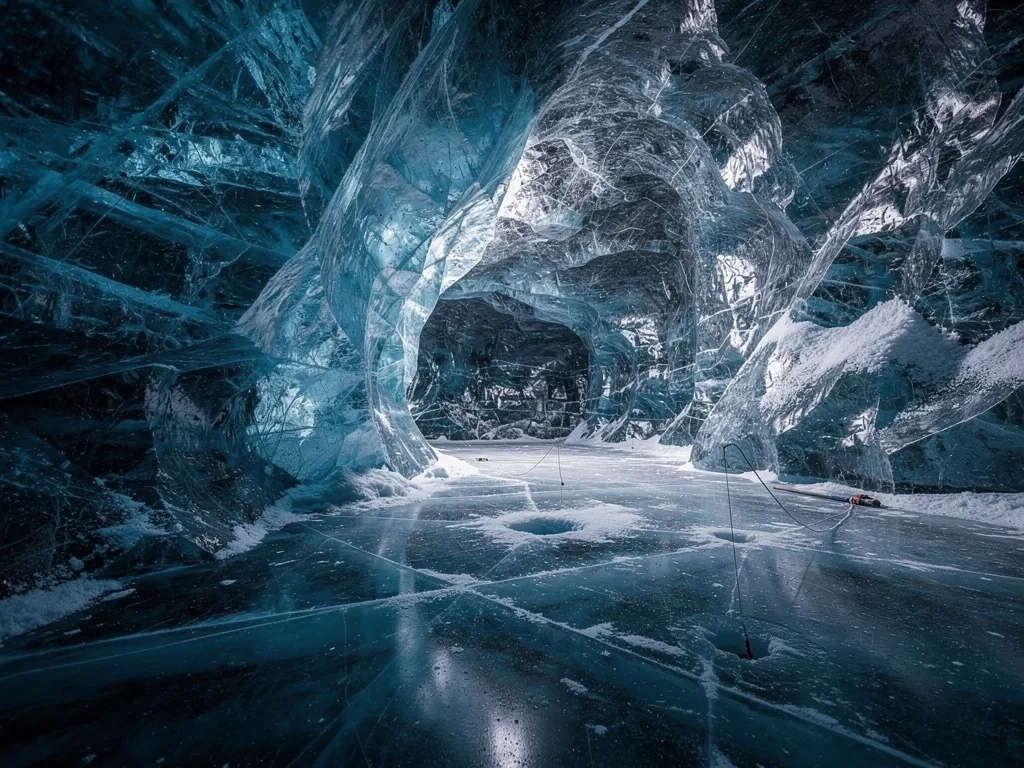 Arctic ice textures