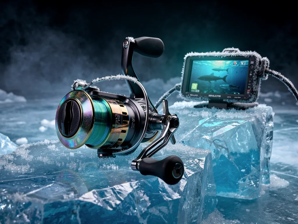 Technical equipment used in virtual fishing simulations