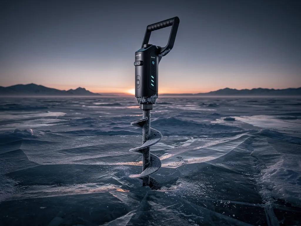 Solitary expedition on frozen waters